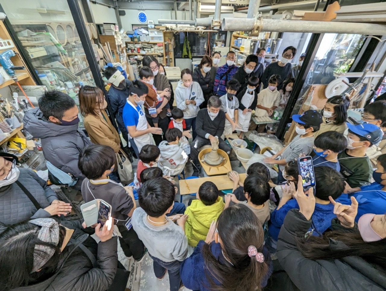 2023年1月22日日本宇宙少年団分団サイエンスキッズみたか陶芸教室を開催しました。のイメージ